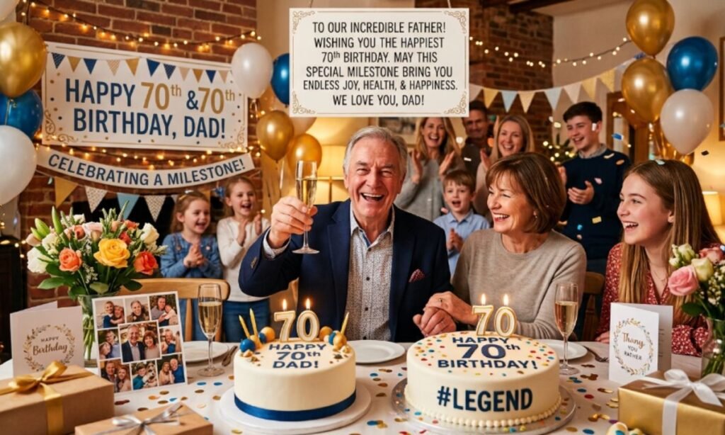 60th and 70th Birthday Wishes for Father