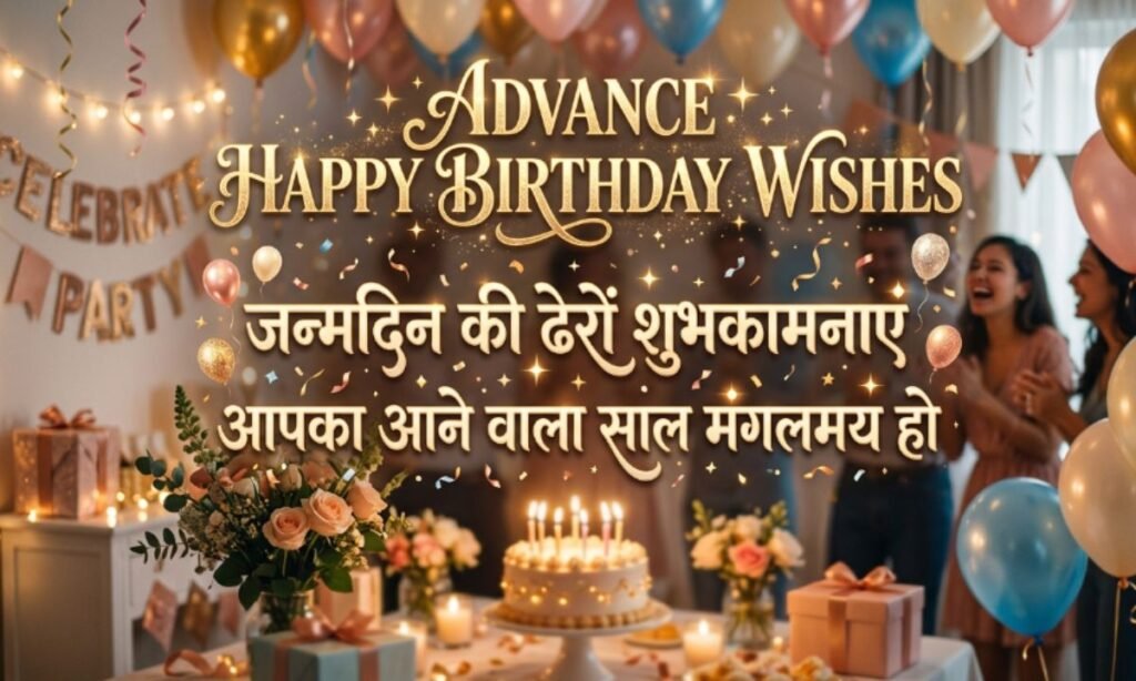 Advance Happy Birthday Wishes