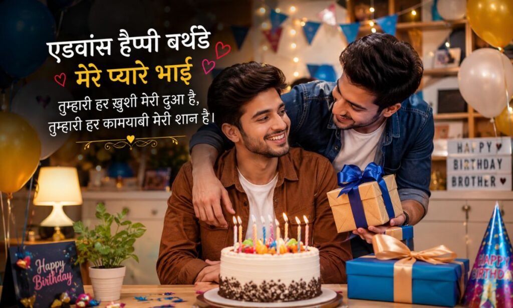 Advance Happy Birthday Wishes for Brother