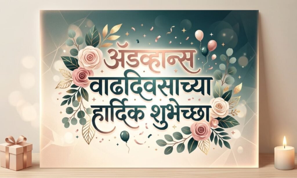 Advance Vadhdivsachya Hardik Shubhechha in Marathi