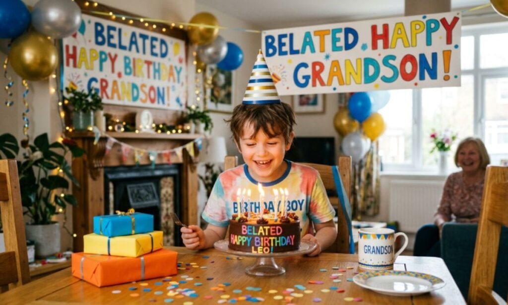 Belated Birthday Wishes for Grandson