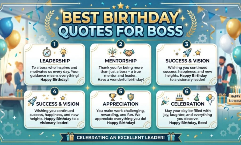 Best Birthday Quotes for Boss
