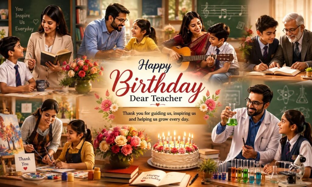 Birthday Wishes for Different Types of Teachers