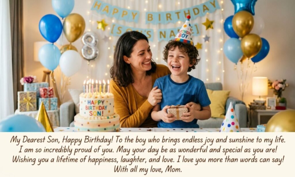 Birthday Wishes for Son from Mom