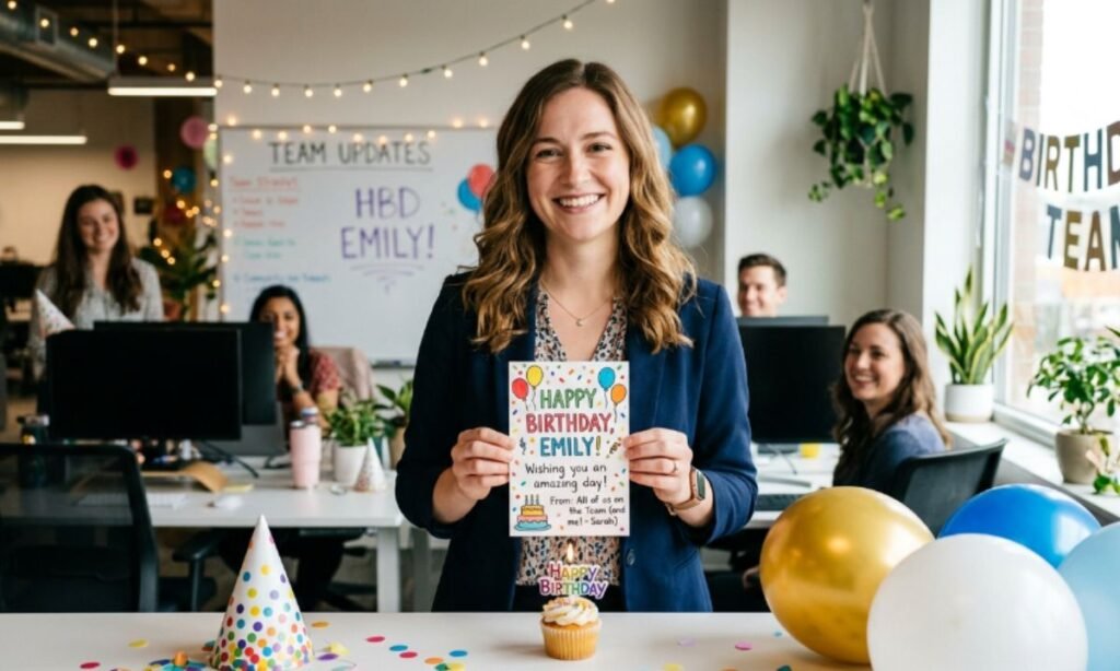 Birthday Wishes from an individual Team Member