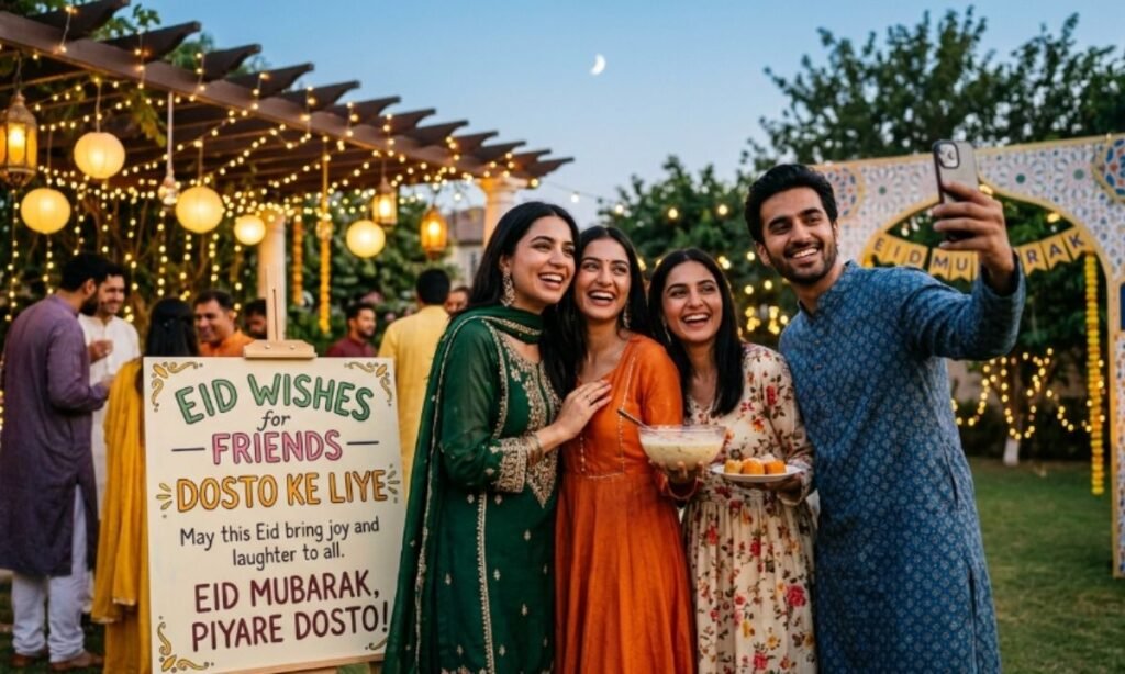 Eid Wishes for Friends — Dosto Ke Liye