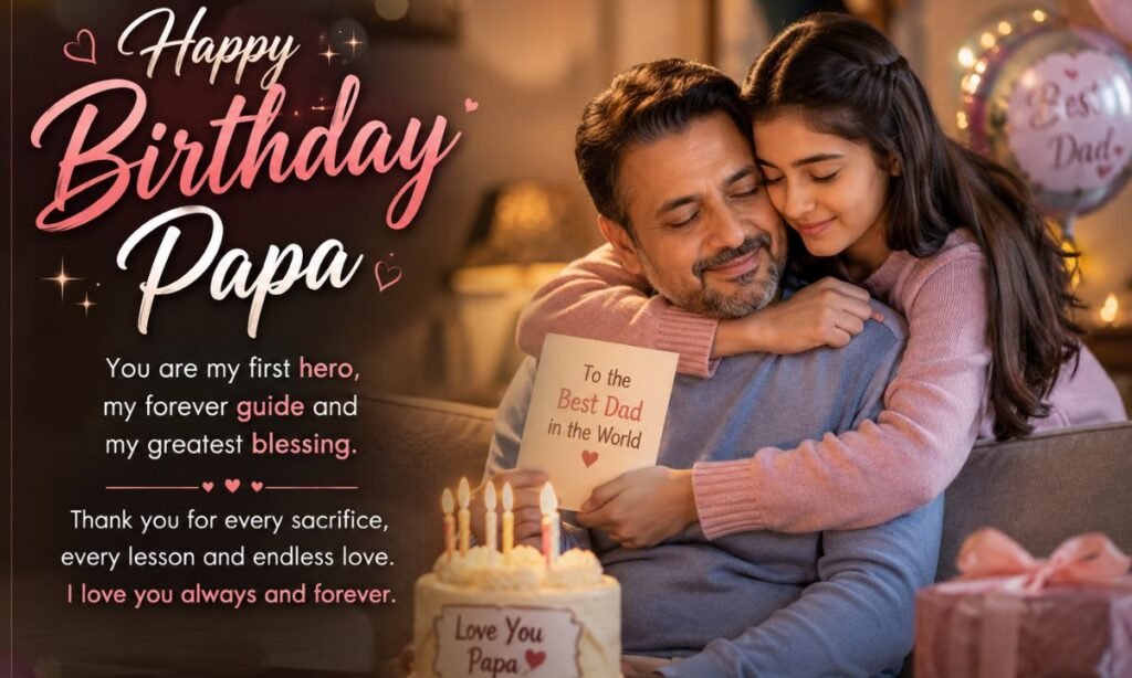 Emotional Birthday Wishes for Dad from Daughter