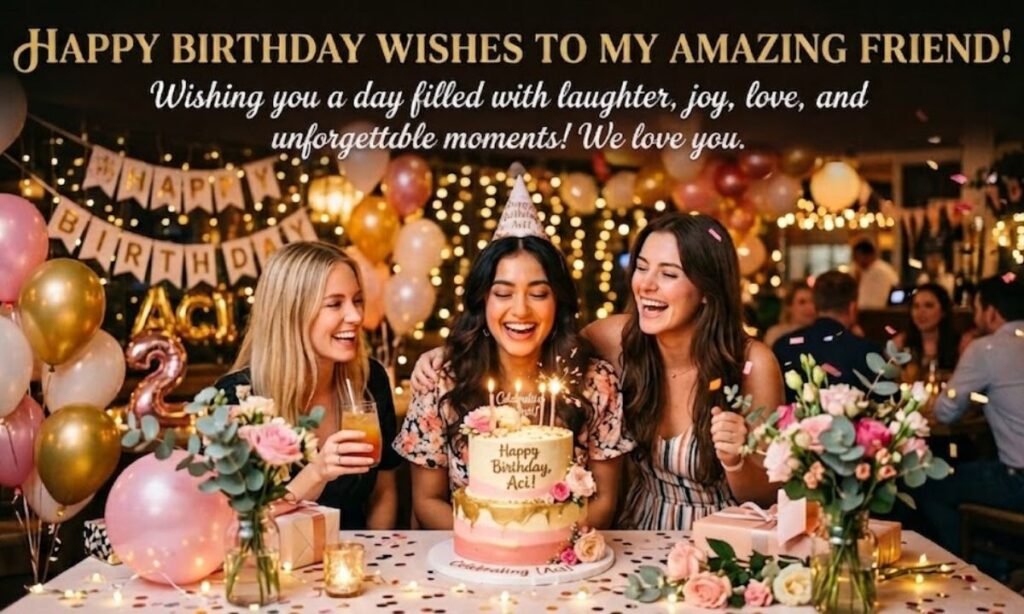 Female Happy Birthday Wishes for Friend