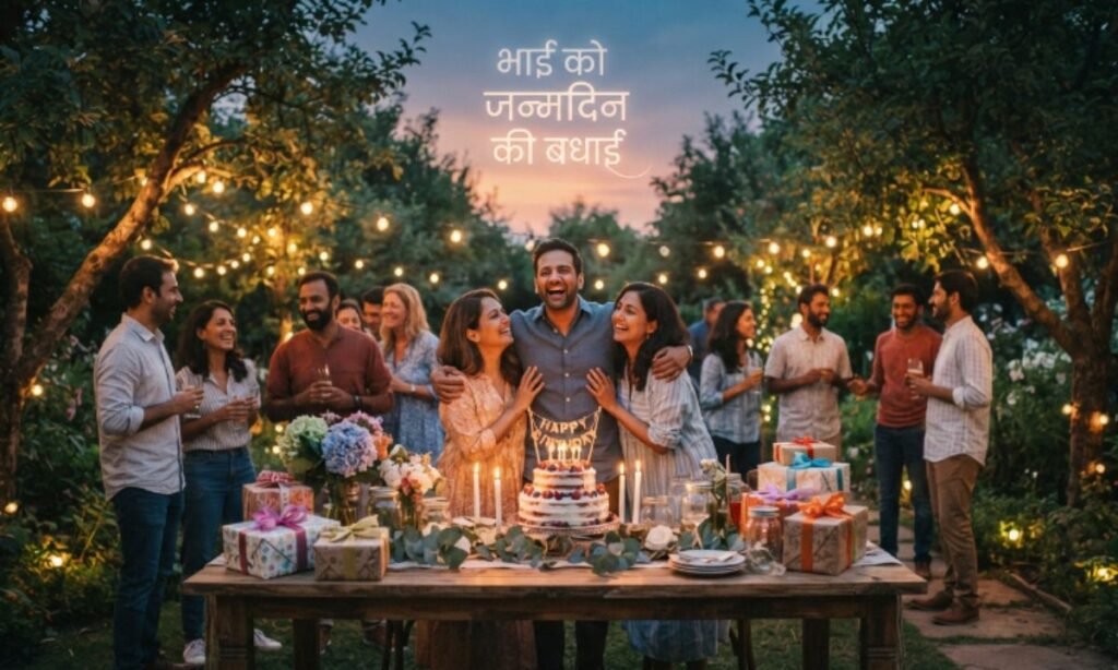 Happiest Wishes For Brother 2 Line in Hindi