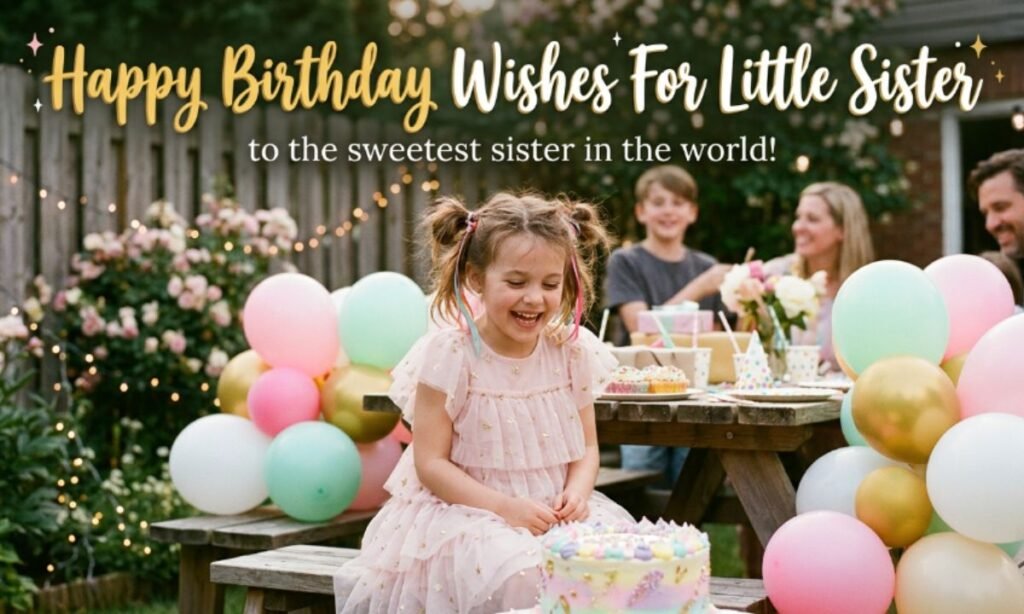 Happy Birthday Wishes For Little Sister