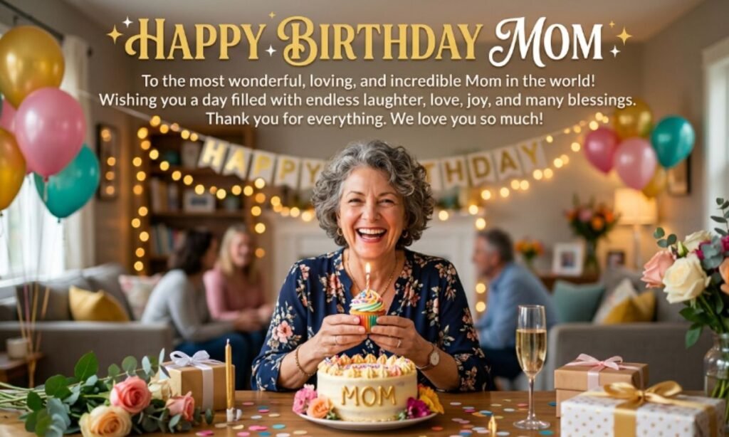 Happy Birthday Wishes For Mom In English