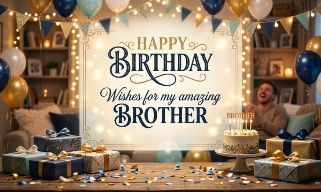 Happy Birthday Wishes for Brother