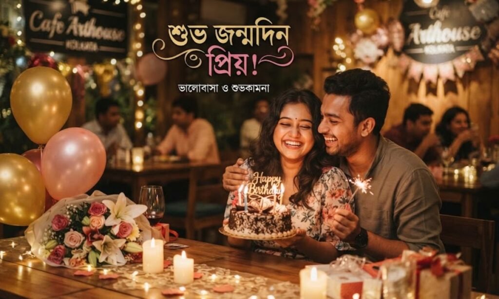 Happy Birthday Wishes for GF in Bengali  