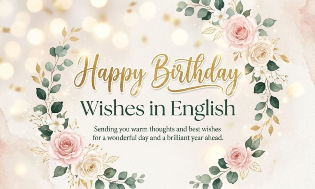 Happy Birthday Wishes in English