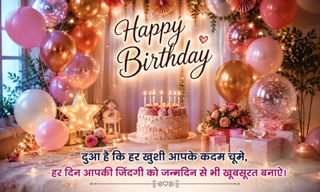 Happy Birthday Wishes in Hindi