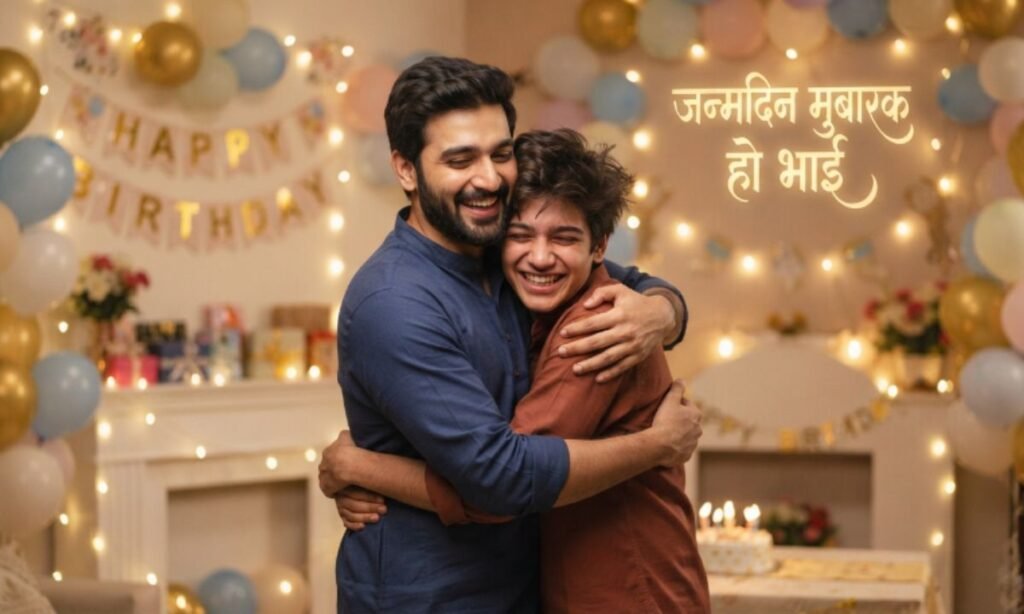 Heart Touching Birthday Wishes for Brother in Hindi