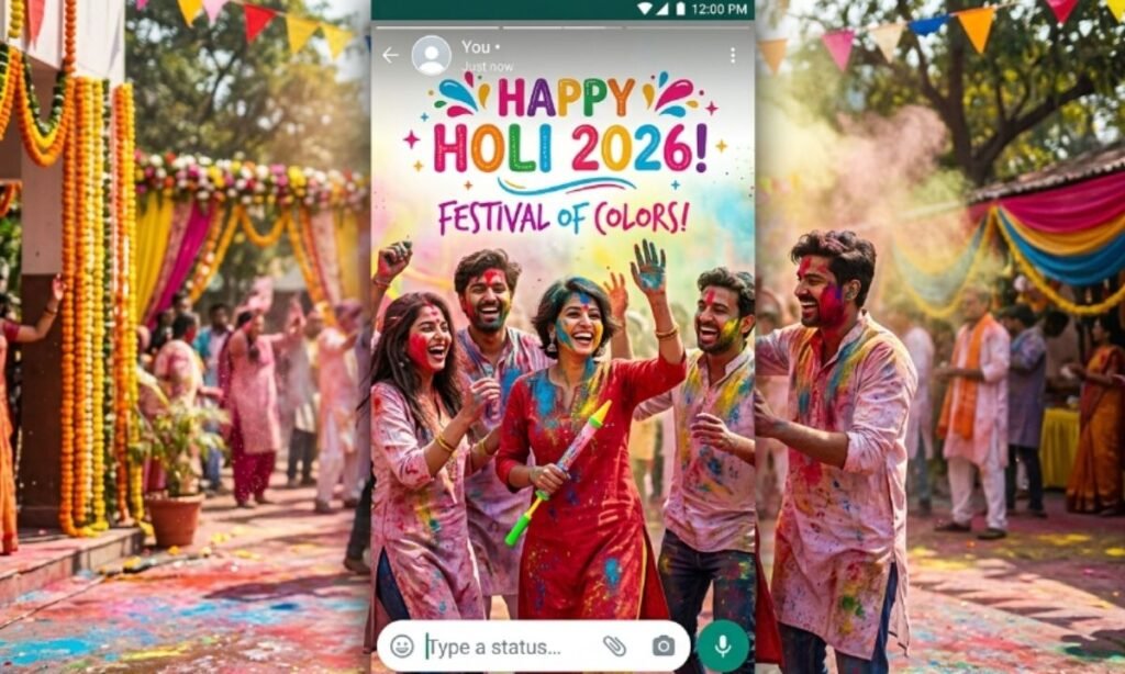 Holi WhatsApp Status 2026