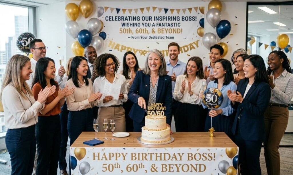 Milestone Birthday Wishes for Boss (50th, 60th & Beyond)