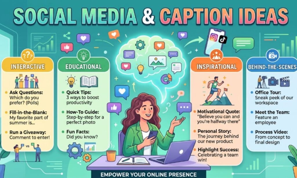 Social Media & Caption Ideas