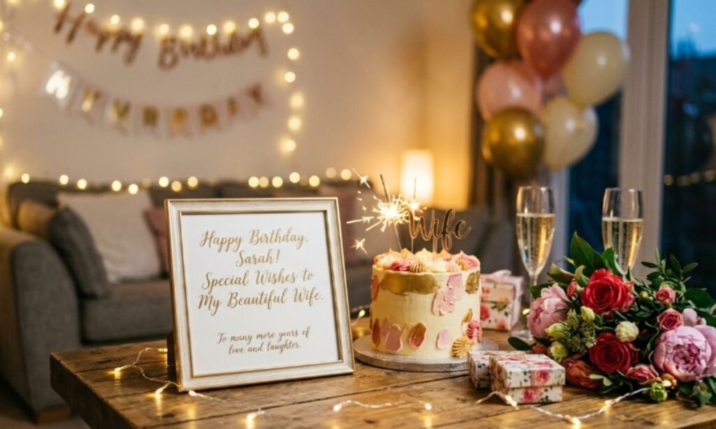 Special Birthday Wishes for Wife with Name