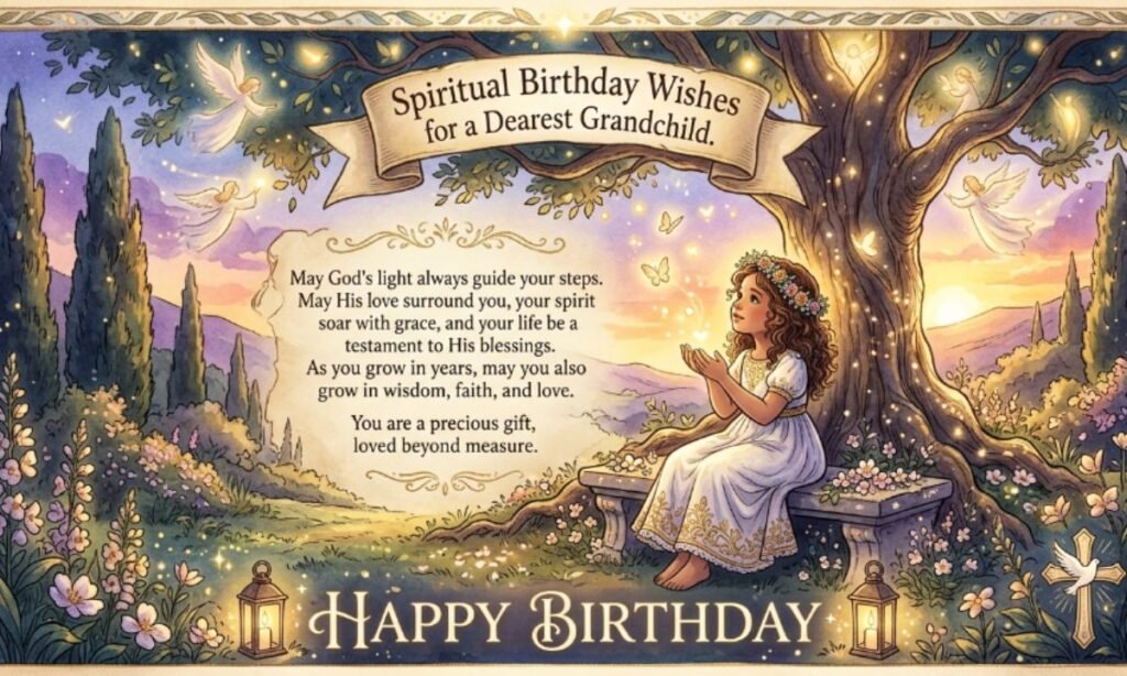 Spiritual Birthday Wishes for Grandchild