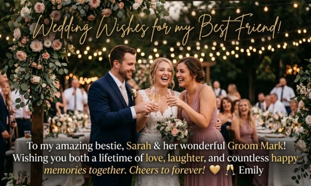 Wedding wishes for best friend