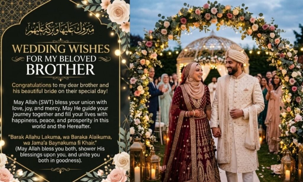 Wedding wishes islamic for brother