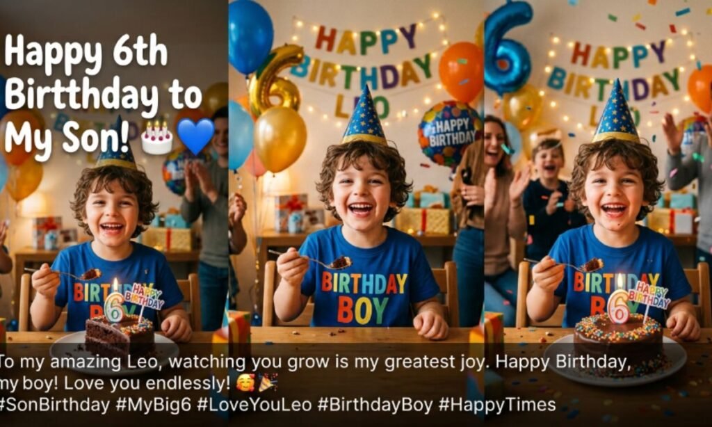 WhatsApp Status for My Sonโs Birthday