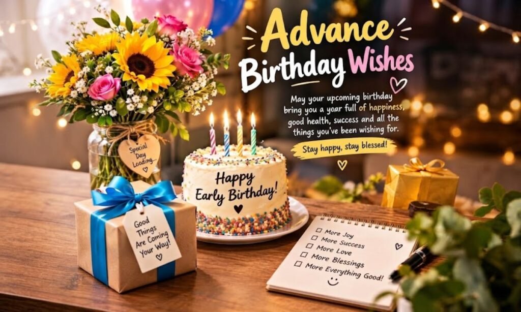 Advance Birthday Wishes