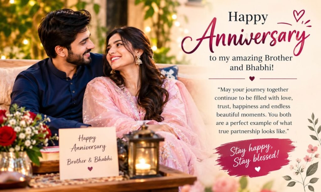 Anniversary Quotes for Brother and Bhabhi