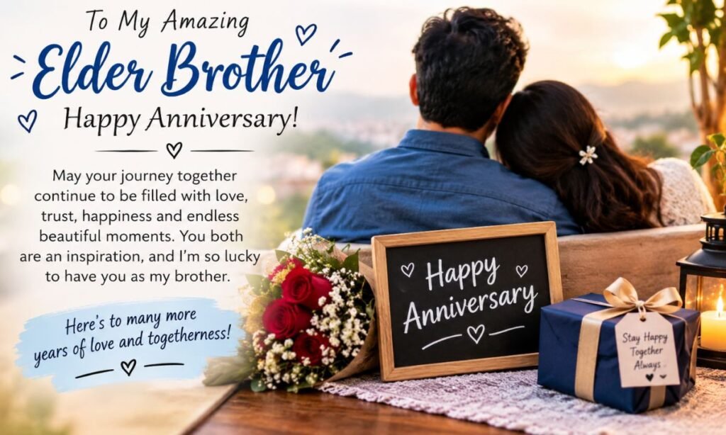 Anniversary Wishes for Elder Brother