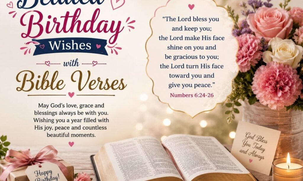 Belated birthday wishes with Bible Verses
