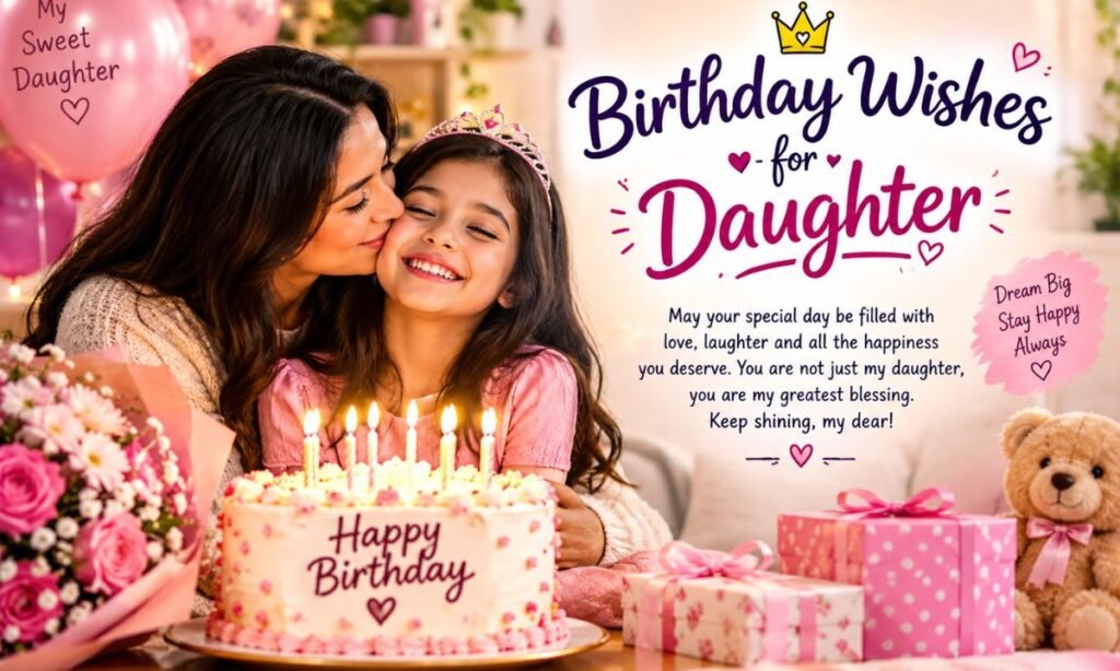 Birthday wishes for daughter