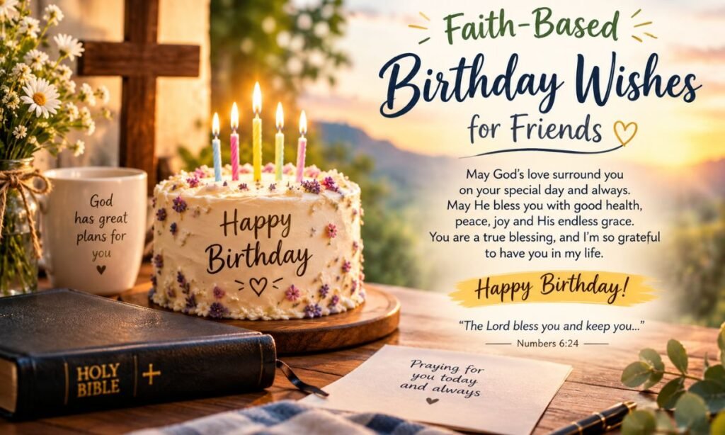 Faith-Based Birthday Wishes for Friends
