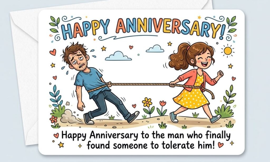 Funny Anniversary Wishes for Brother