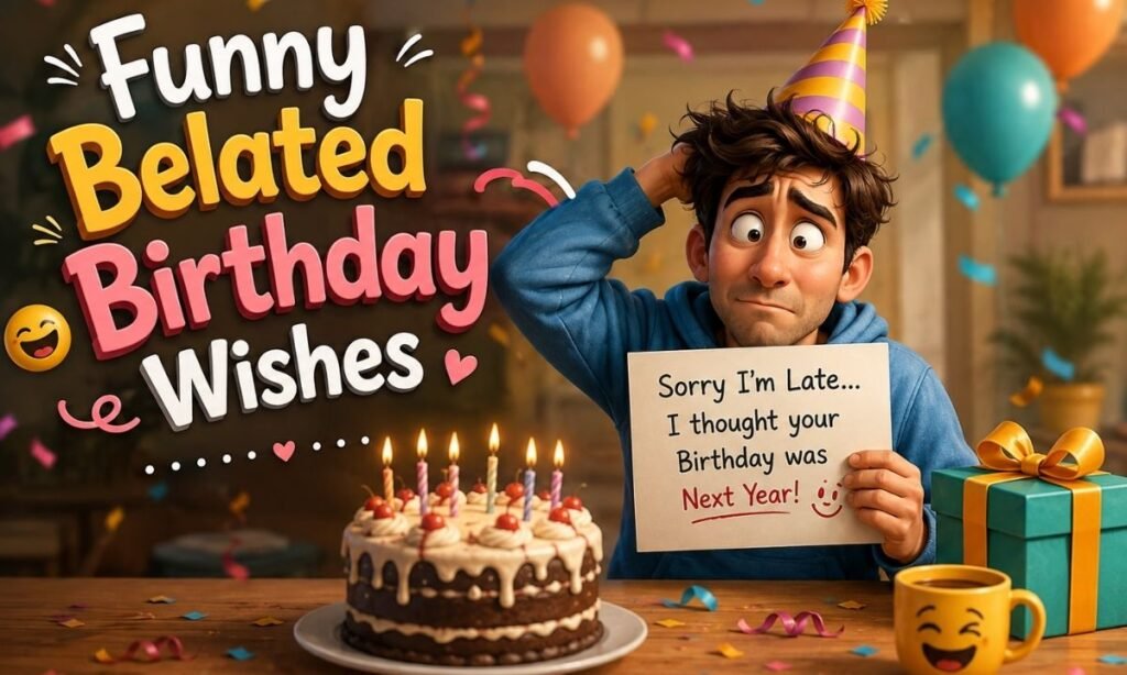 Funny Belated Birthday Wishes