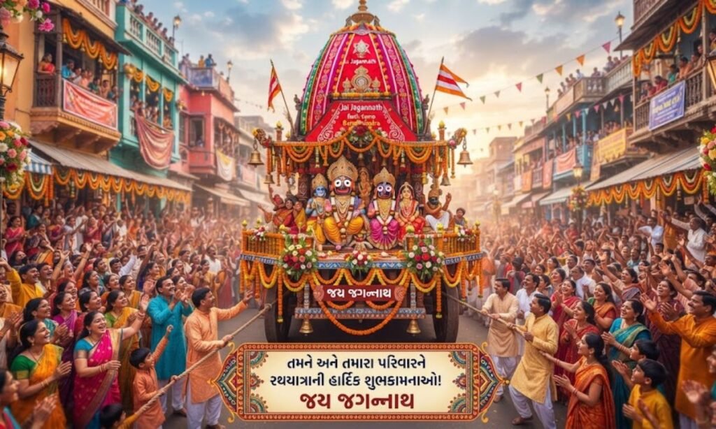 Gujarati rath yatra wishes