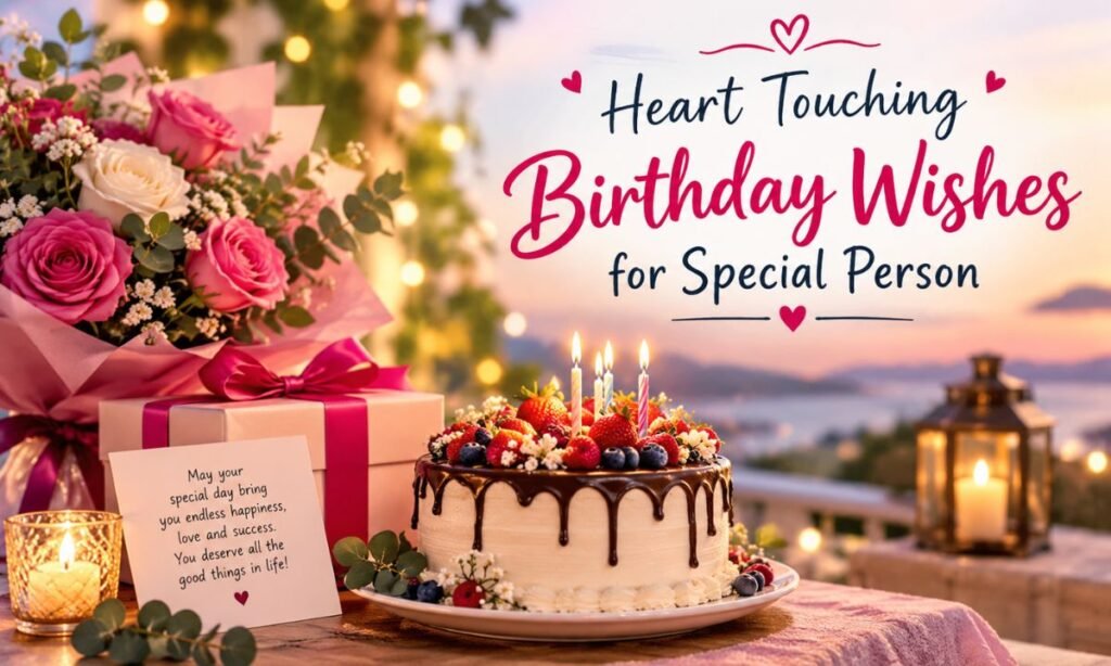 Heart touching birthday wishes for special person