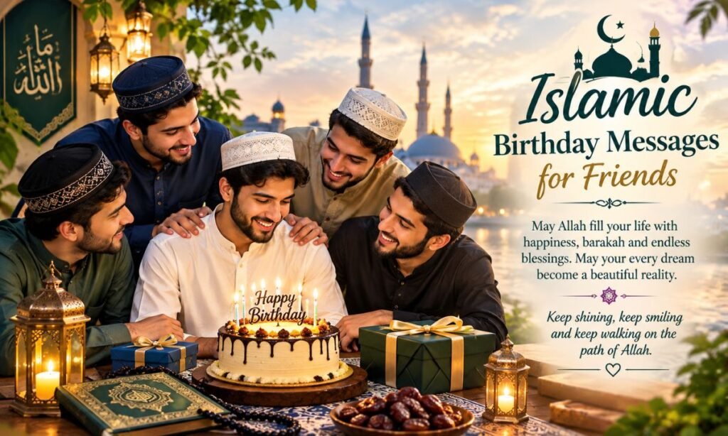 Islamic Birthday Messages for Friends