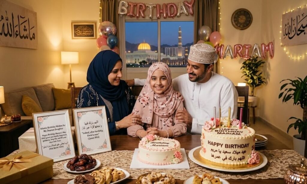 Islamic Birthday Wishes for Daughter