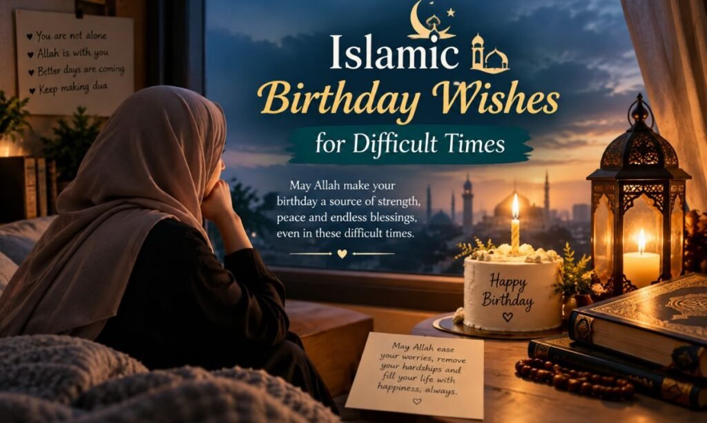 Islamic Birthday Wishes for Difficult Times