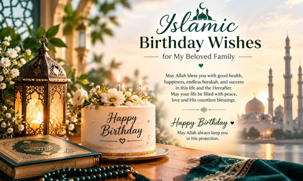 Islamic Birthday Wishes for Family