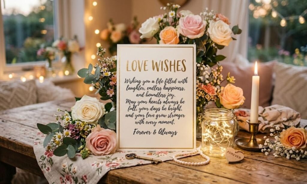 Love wishes in english