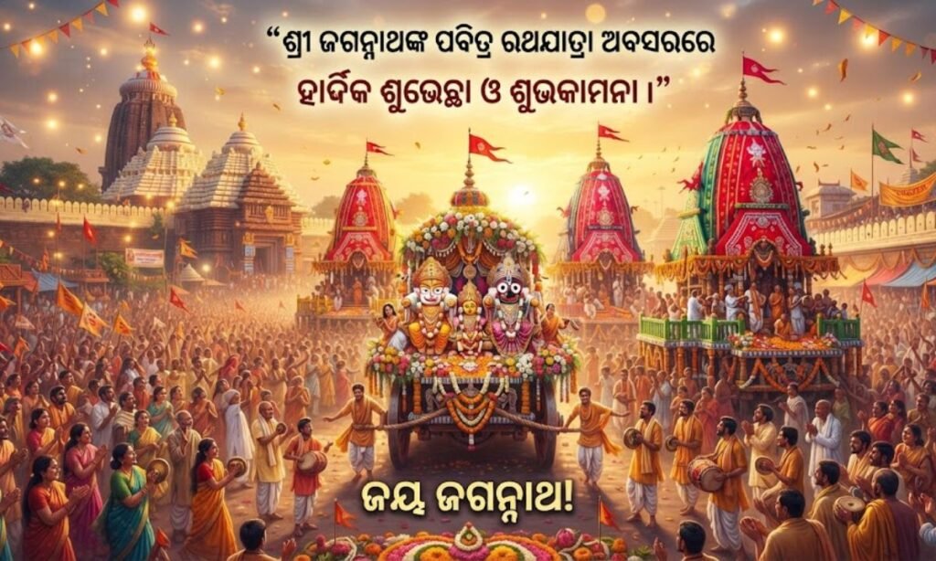 Rath Yatra wishes in Odia