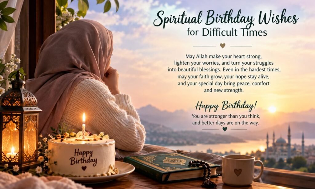 Spiritual Birthday Wishes for Difficult Times