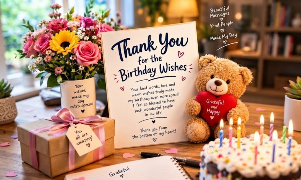 Thank you for the birthday wishes