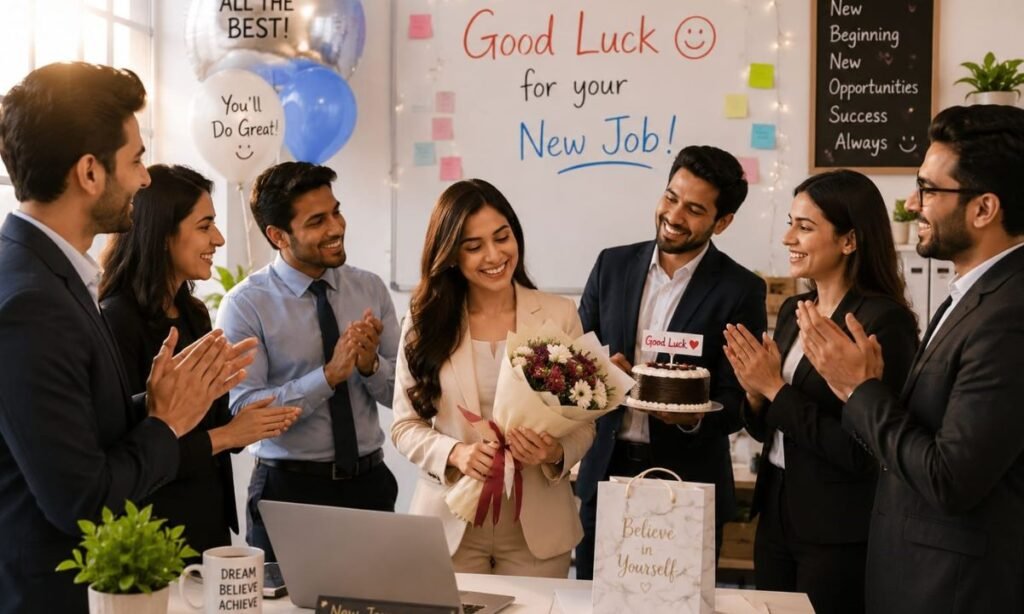 good luck wishes for new job