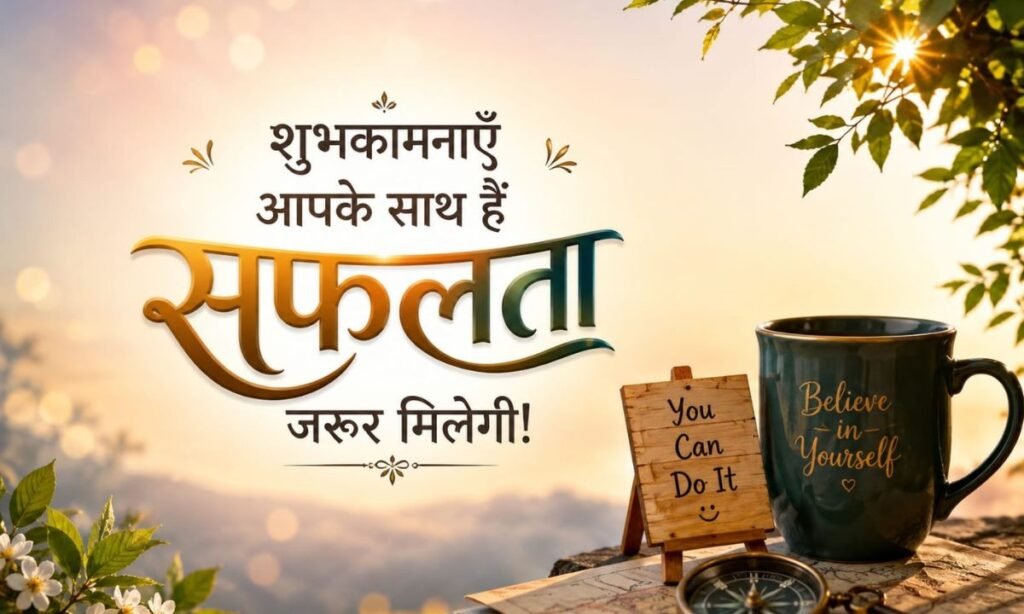 शुभकामनाएं — Good Luck in Hindi