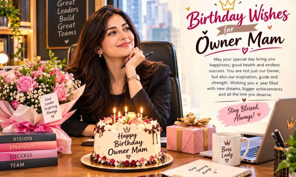 Birthday Wishes for Owner Mam