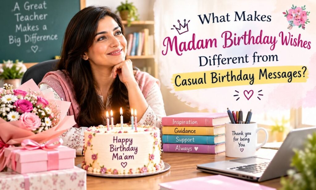What Makes Madam Birthday Wishes Different from Casual Birthday Messages